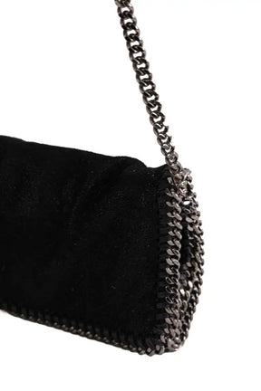 Mini sac Stella McCartney Falabella mini Noir en Cuir végétal