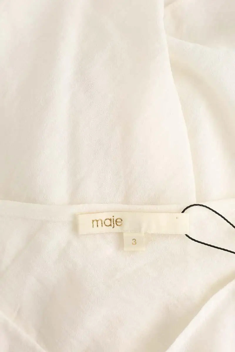 Top sans manche Maje  Blanc