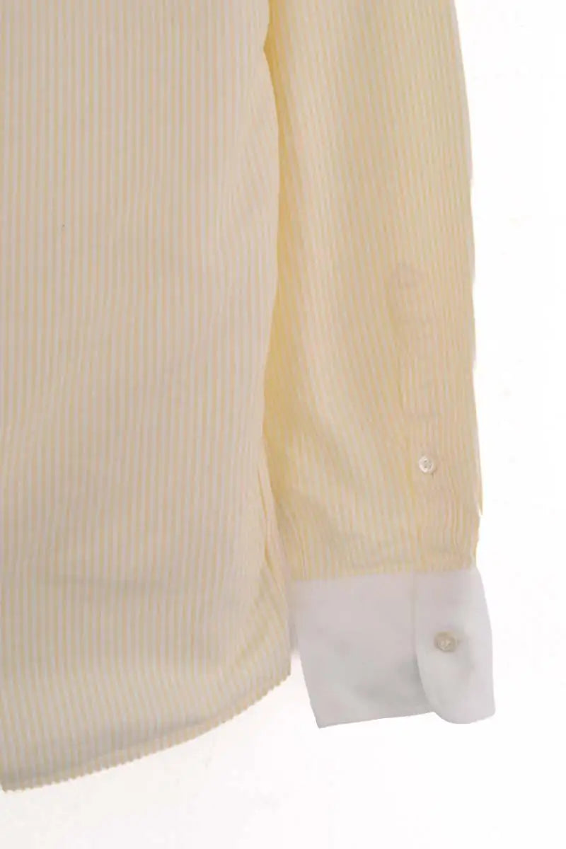 Chemise Kitsuné Jaune en Coton