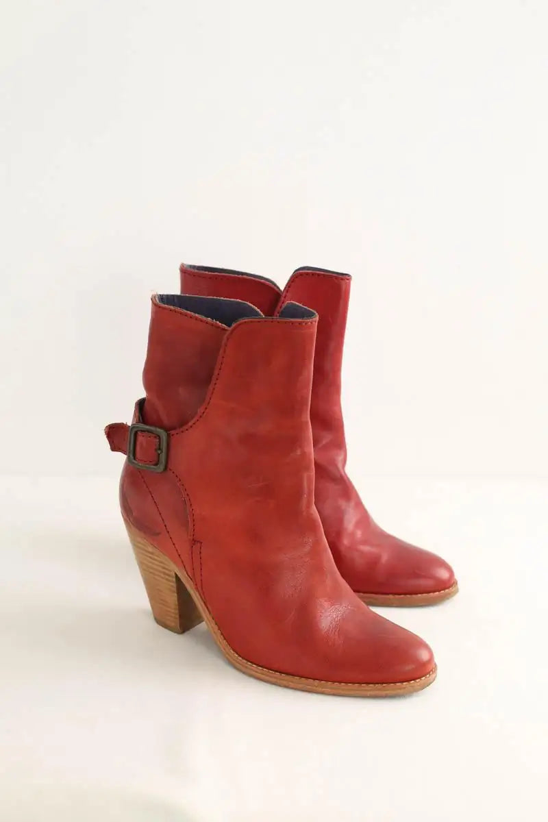 Boots à boucles Zadig & Voltaire  Rouge