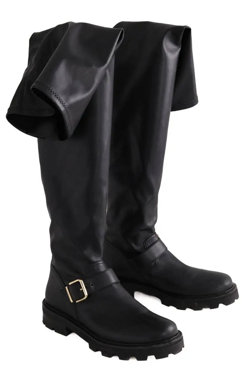 Bottes cuissardes  Jimmy Choo Noir en Cuir