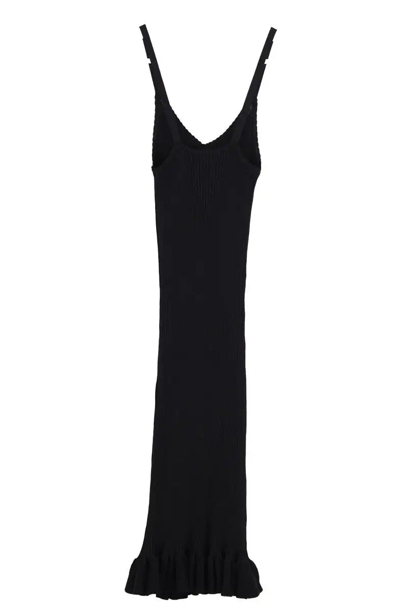 Robe Rouje Noir en Viscose