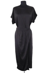 Robe Ba&Sh Noir en Synthétique, taille XS - Seconde Main
