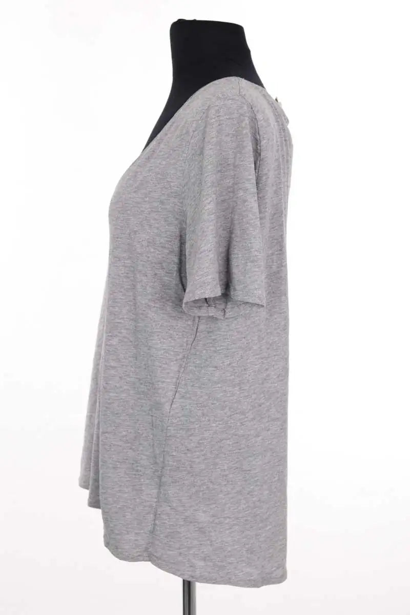 T-shirt Sézane Gris en Coton