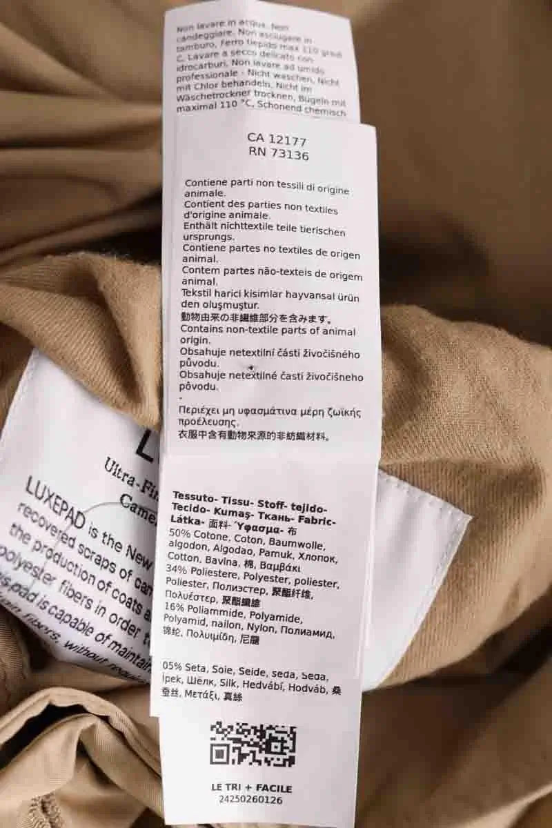 Trench-coat Max Mara Camel en Synthétique