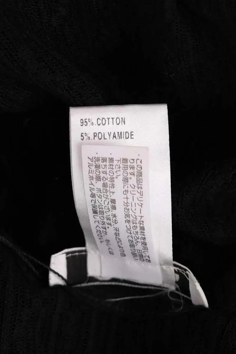 Top sans manche Chloé Noir en Coton