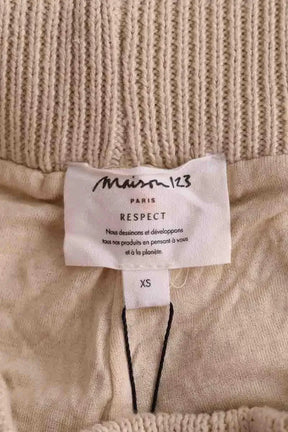 Mini short Maison 123 Ecru en Coton