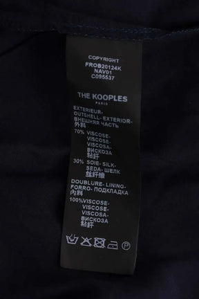 Robe The Kooples Marine en Viscose