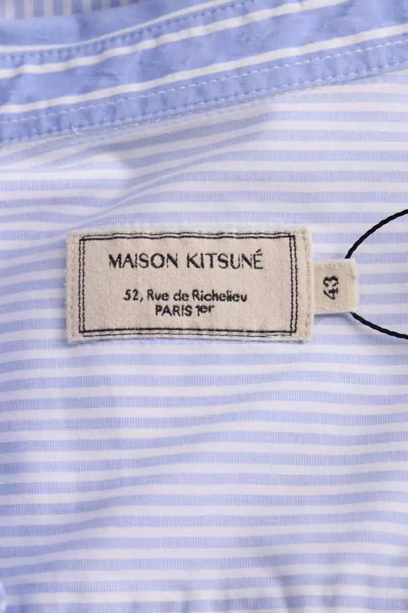 Chemise Kitsuné Bleu en Autre