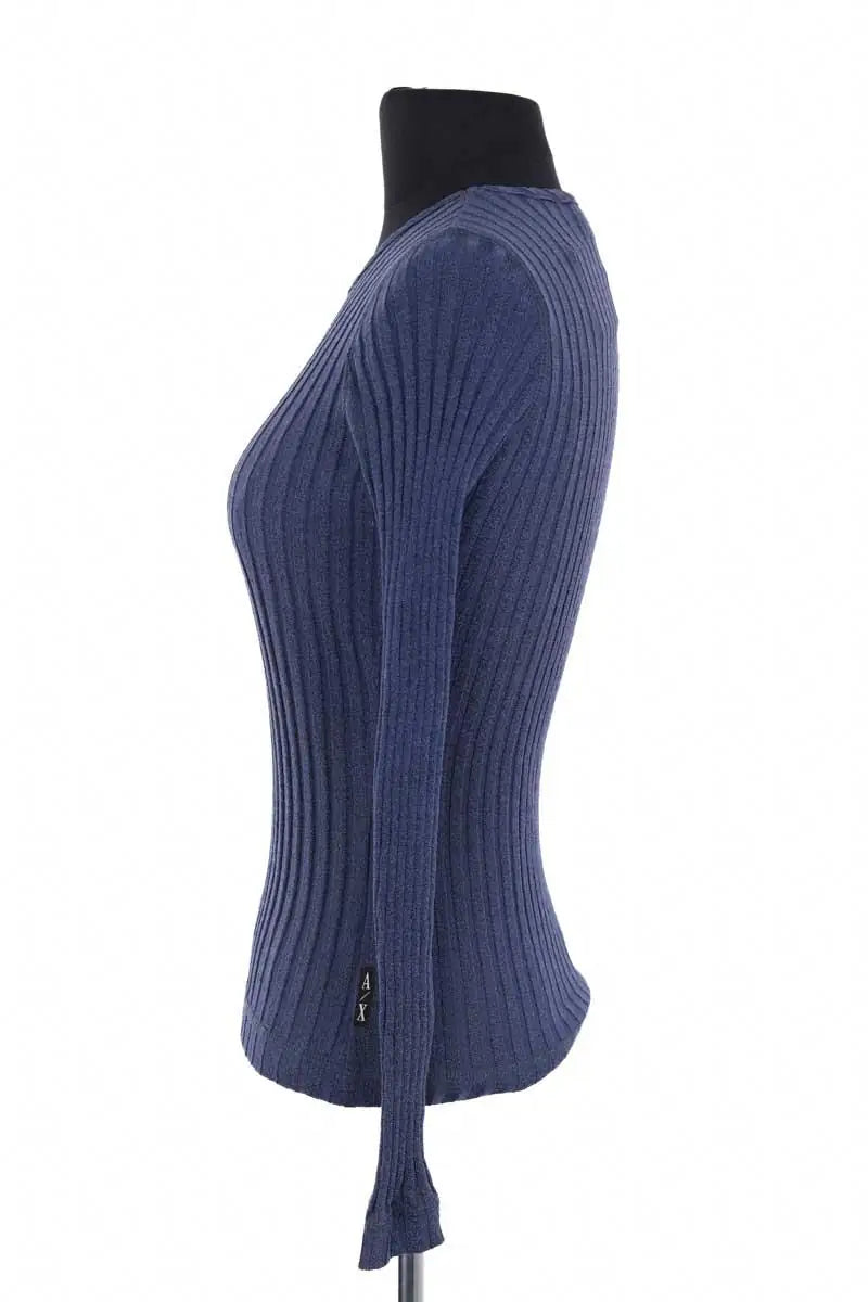 Top Armani Exchange Bleu en Synthétique