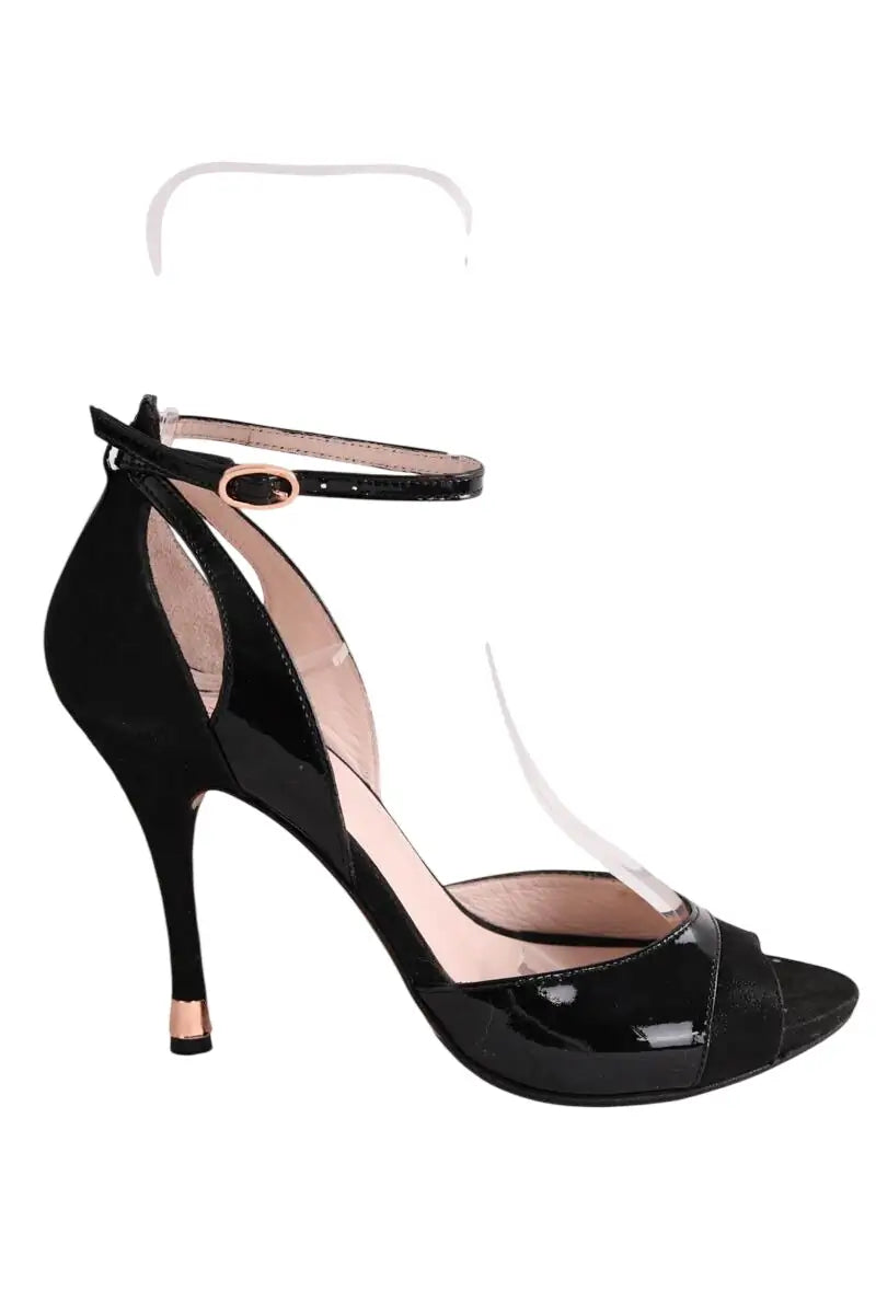 Talons Repetto Noir en Polyester, taille 37 - Seconde Main