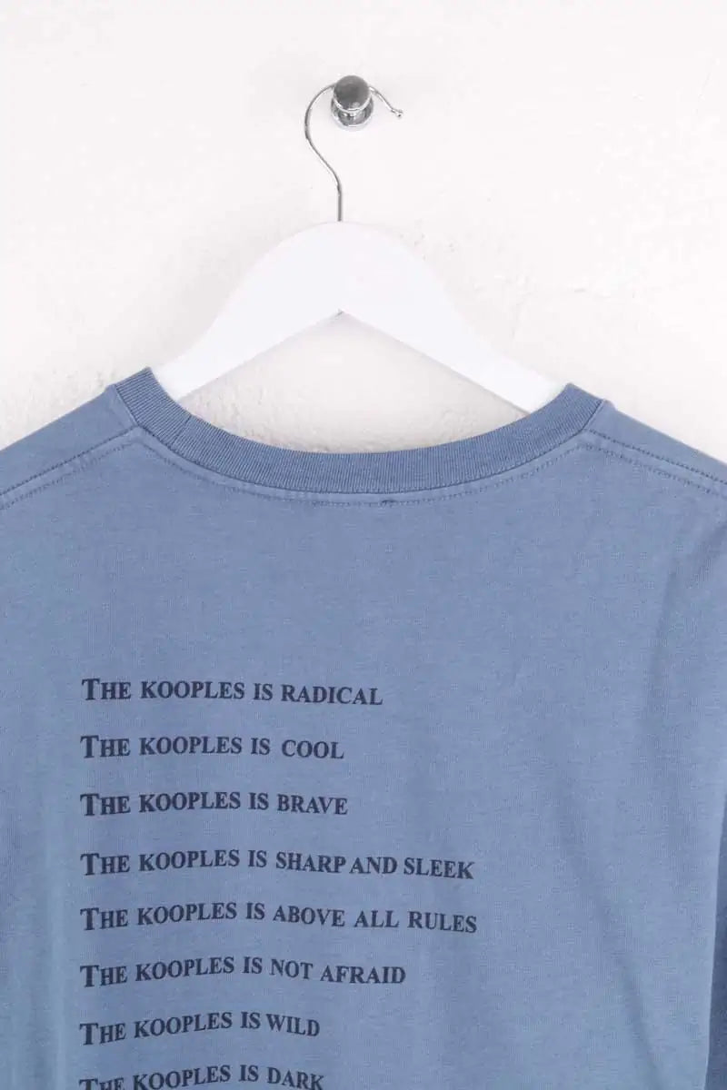 T-shirt The Kooples Bleu en Coton
