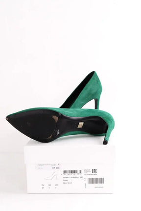 Talons Hugo Boss Vert en Daim