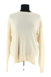 Pull Officine Générale Ecru en Cachemire, taille S - Seconde Main
