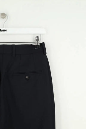 Pantalon droit Officine Générale Marine en Laine