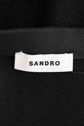 Mini jupe Sandro Noir en Viscose