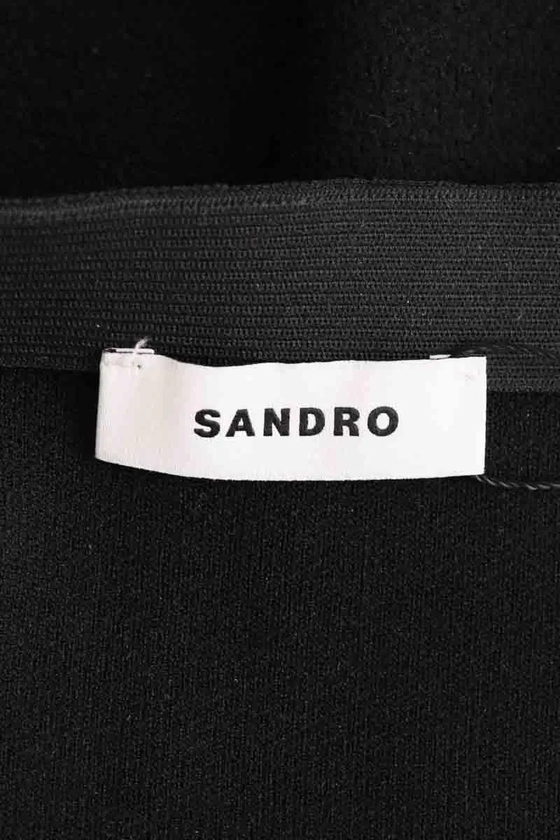 Mini jupe Sandro Noir en Viscose