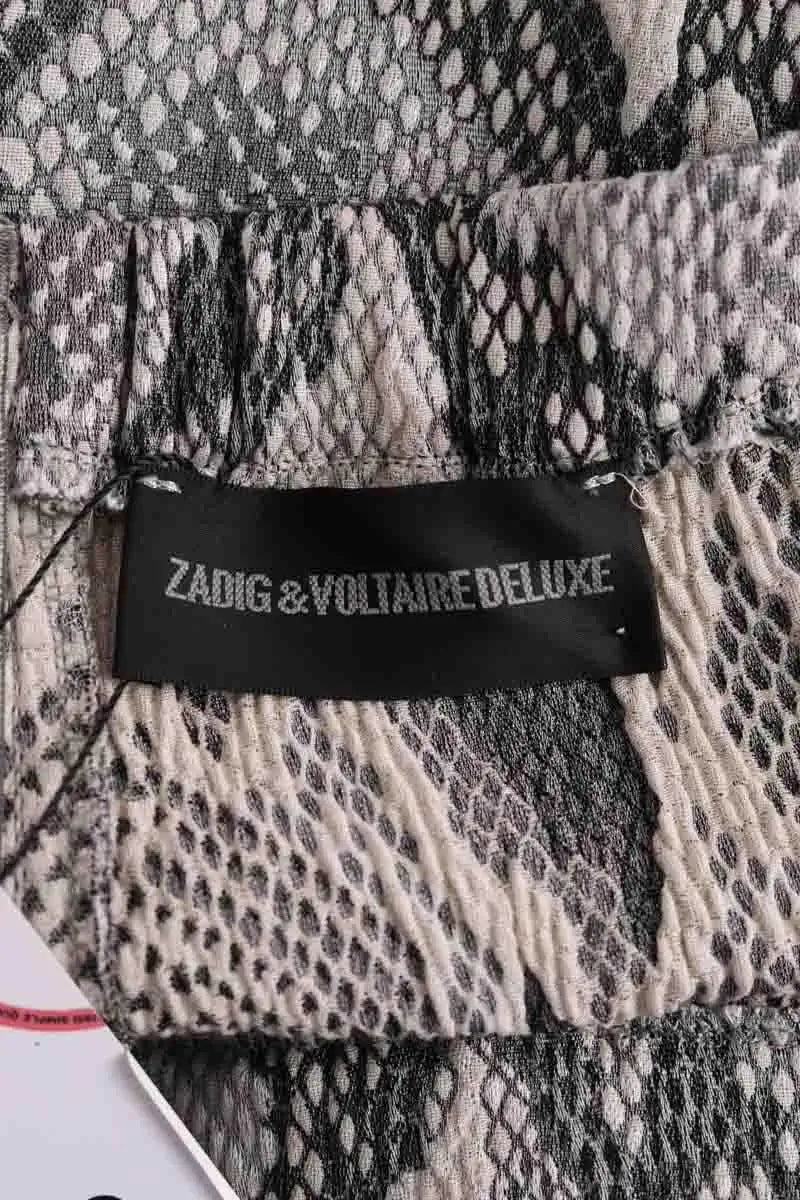 Pantalon court Zadig & Voltaire Gris en Coton