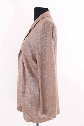 Cardigan Notshy Beige en Lin