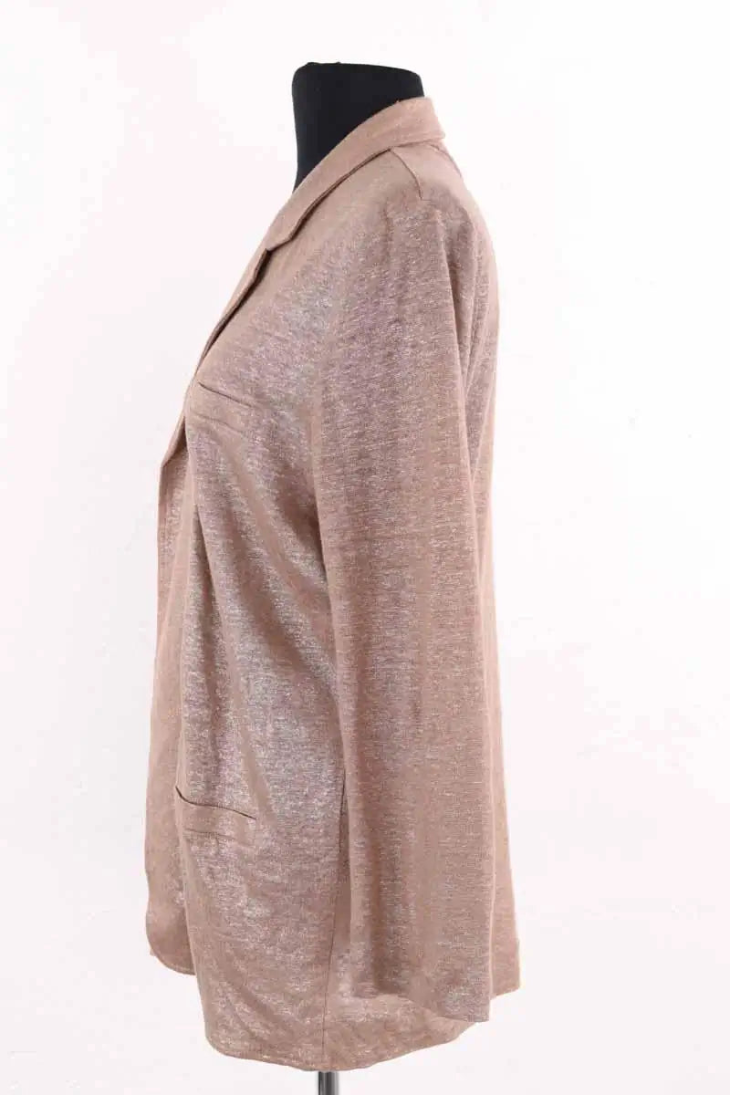 Cardigan Notshy Beige en Lin