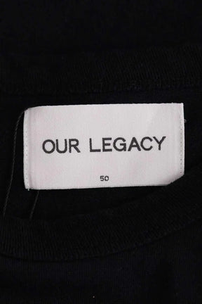 T-shirt Our Legacy Noir en Coton