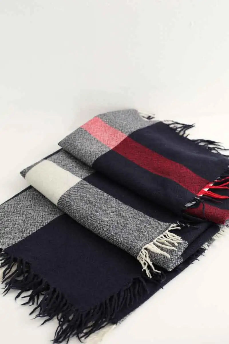 Foulard Burberry Marine en Laine