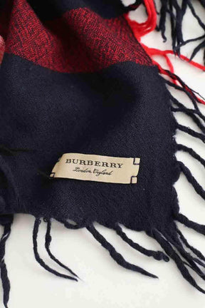 Foulard Burberry Marine en Laine