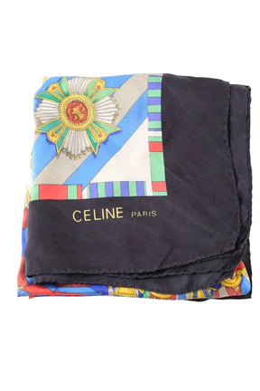 Foulard Celine Multicolore en Soie - Seconde Main