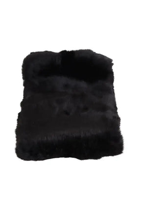 Foulard Celine Noir en Fourrure