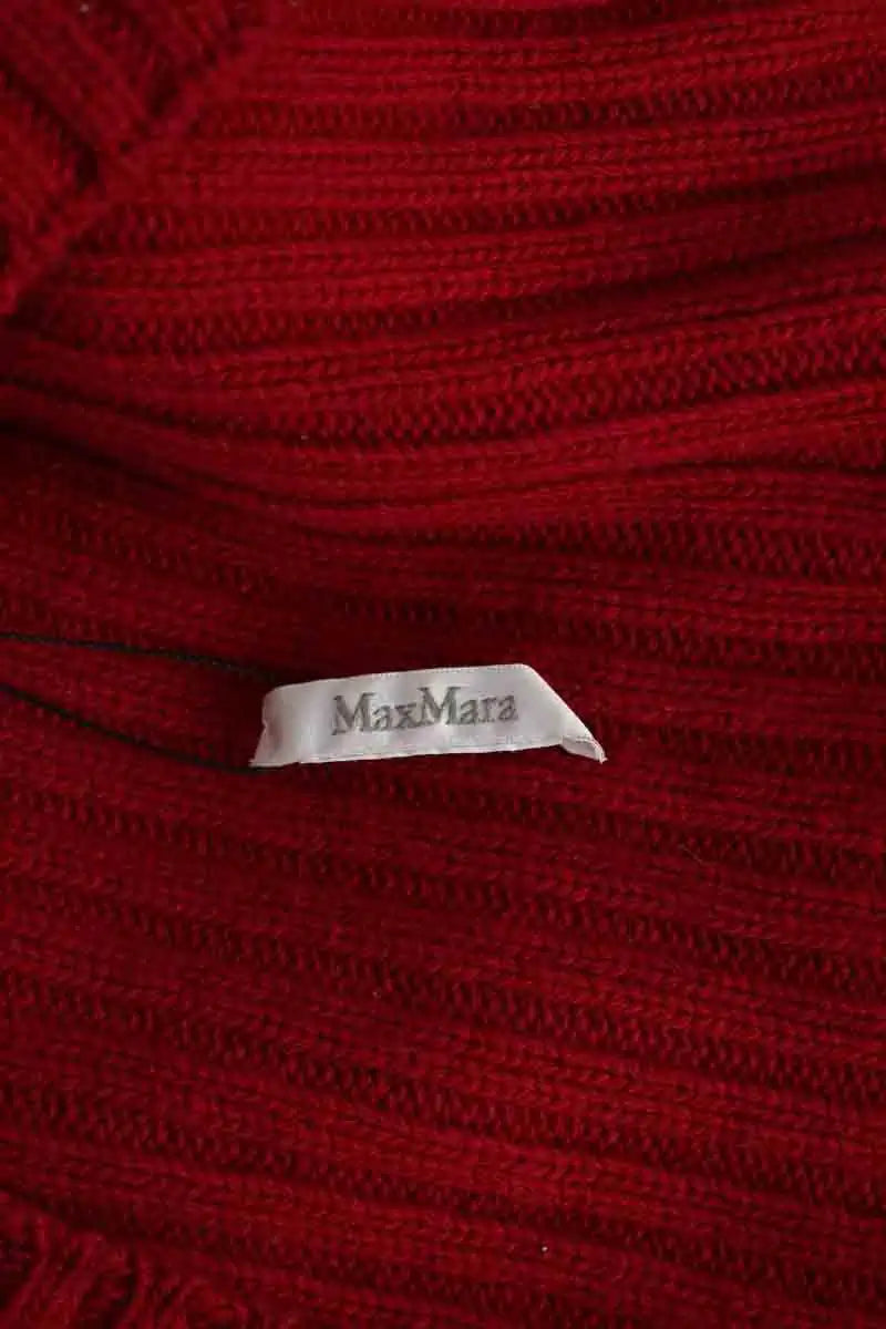 Foulard col Max Mara Rouge en Laine