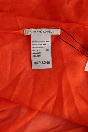 Foulard Gerard Darel Orange en Viscose