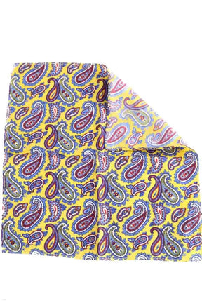 Foulard GUTTERIDGE Jaune en Soie