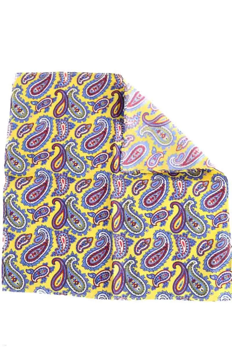 Foulard GUTTERIDGE Jaune en Soie