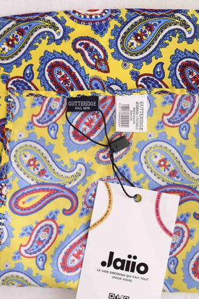 Foulard GUTTERIDGE Jaune en Soie