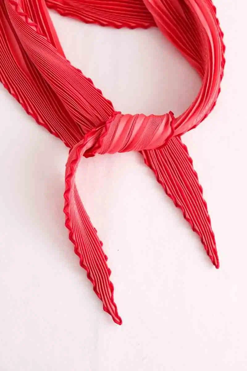 Foulard Hermès Rose en Soie