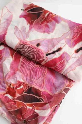 Foulard La Perla Rose en Soie