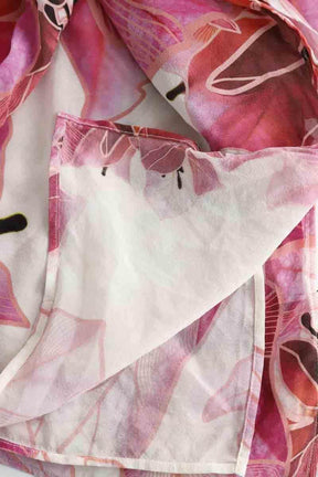Foulard La Perla Rose en Soie