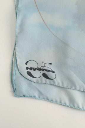 Foulard Puntoseta Bleu en Soie