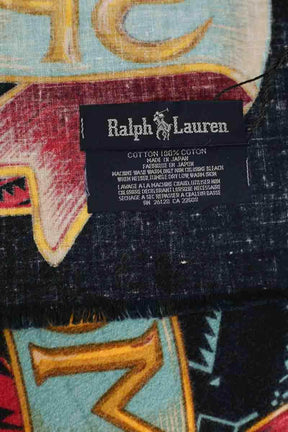 Foulard Ralph Lauren Marine en Coton