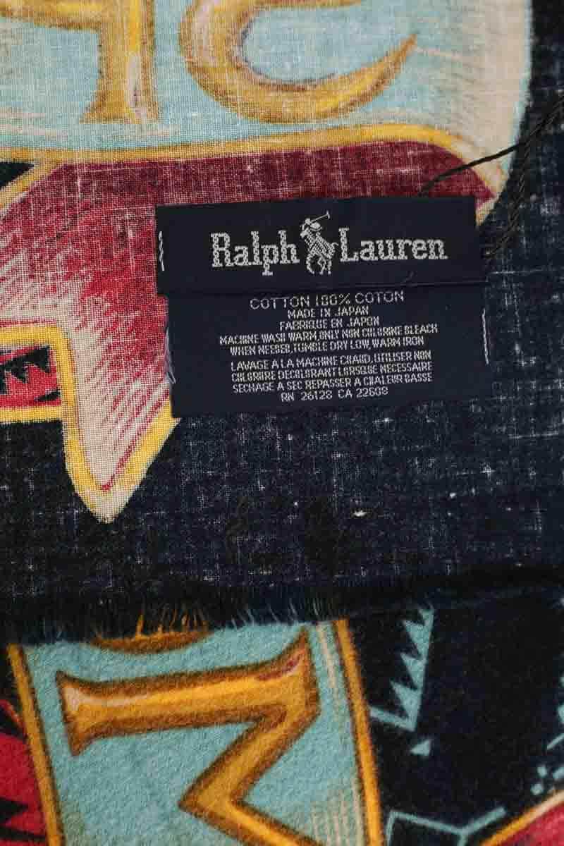 Foulard Ralph Lauren Marine en Coton