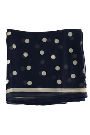 Foulard Ralph Lauren Marine en Soie - Seconde Main