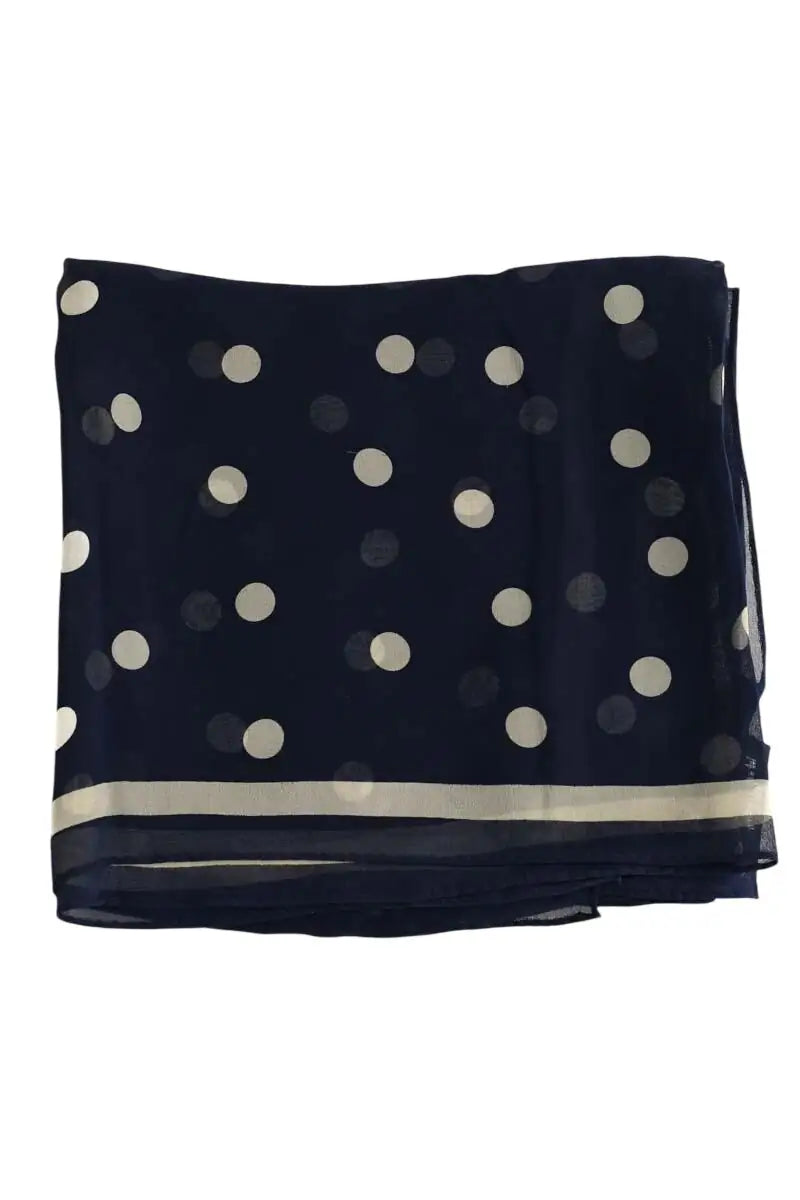 Foulard Ralph Lauren Marine en Soie - Seconde Main