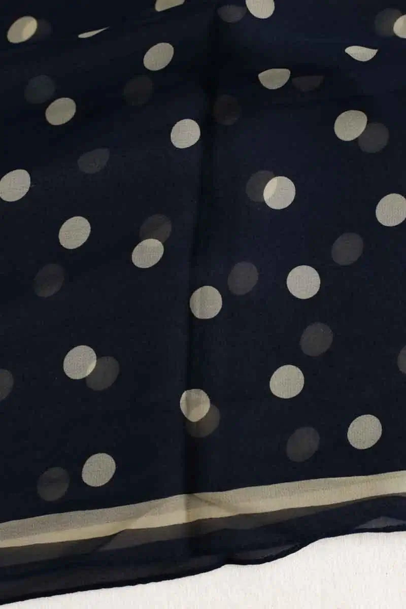 Foulard Ralph Lauren Marine en Soie