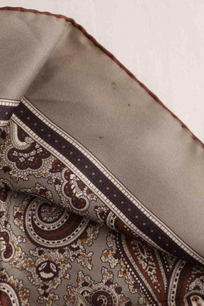 Foulard Saint Laurent Gris en Soie