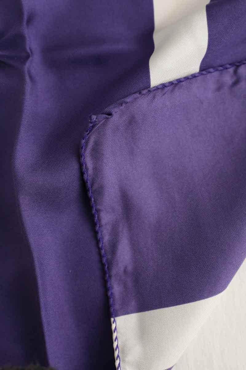 Foulard Saint Laurent Violet en Soie
