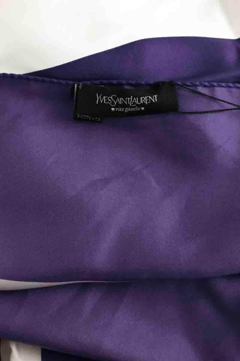 Foulard Saint Laurent Violet en Soie
