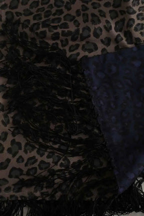 Foulard The Kooples Marine en Soie