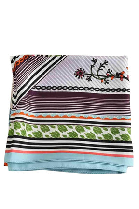 Foulard Tory Burch Multicolore en Soie - Seconde Main