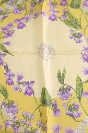 Foulard Versace Jaune en Soie