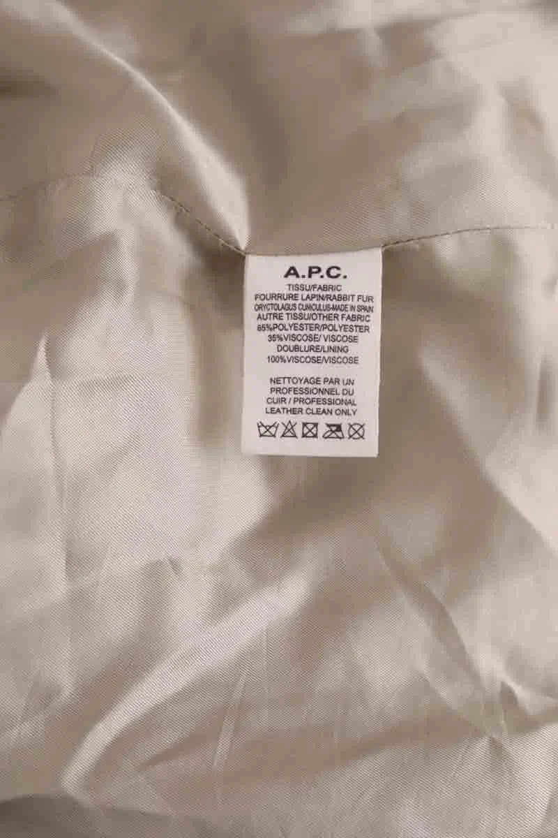 Fourrure APC Beige en Fourrure